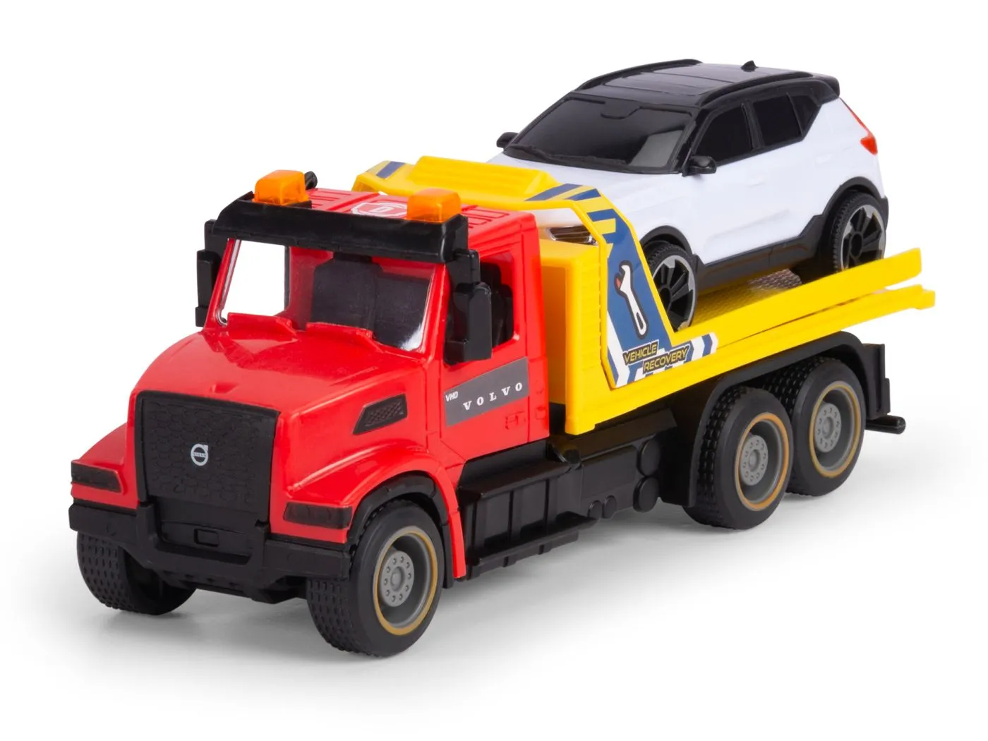 DICKIE MASINA CAMION HEAVY ROAD CU FRICTIUNE SET REMORCARE 22CM
