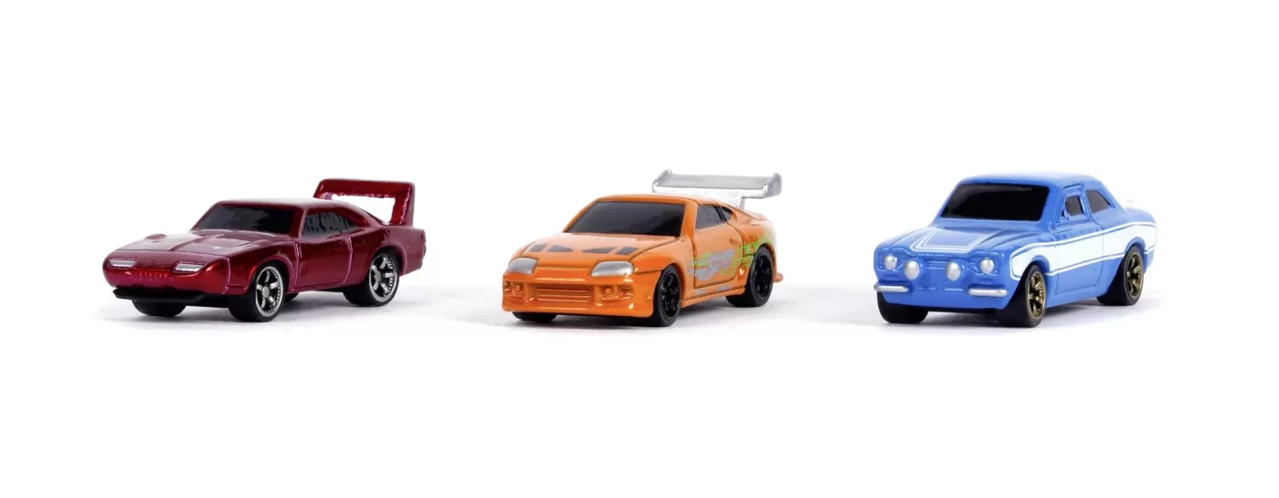 JADA SET 3 MASINUTE NANO METALICE TOYOTA, DODGE SI FORD 4CM