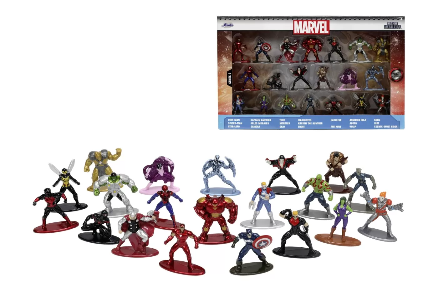JADA SET 20 FIGURINE METALICE 4CM