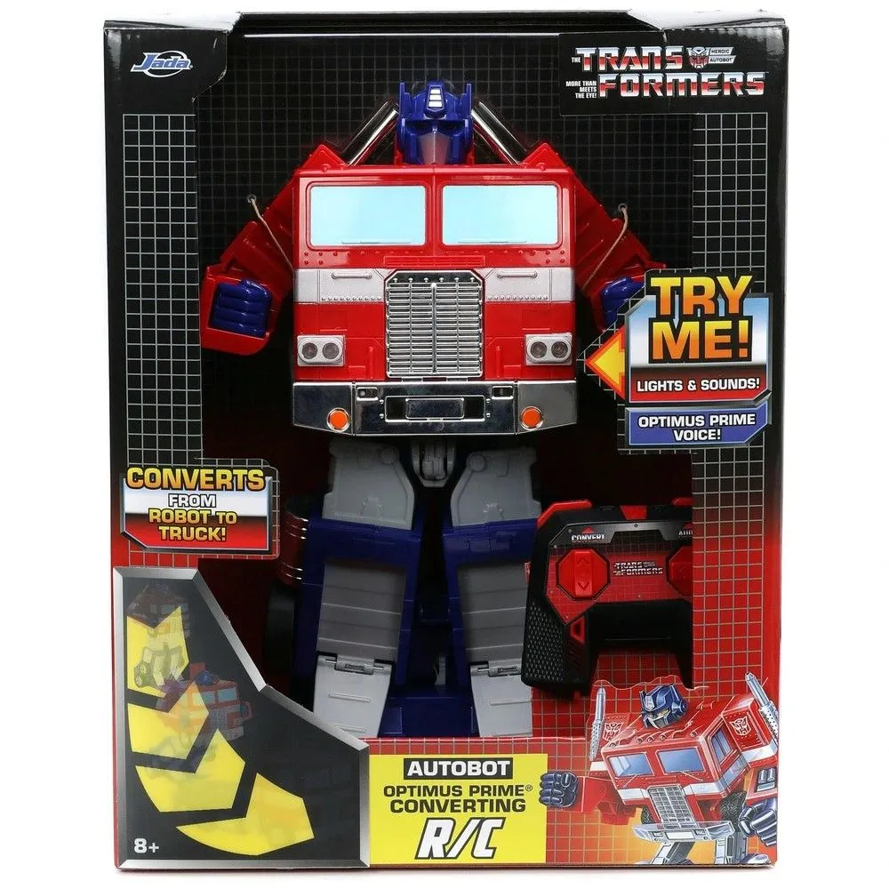 JADA TRANSFORMERS ROBOT CU TELECOMANDA CONVERTIBIL OPTIMUS PRIME