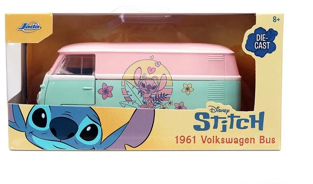 JADA DISNEY STITCH ANGEL AUTOBUZ METALIC VOLKSWAGEN BUS 1961 SCARA 1 LA 32