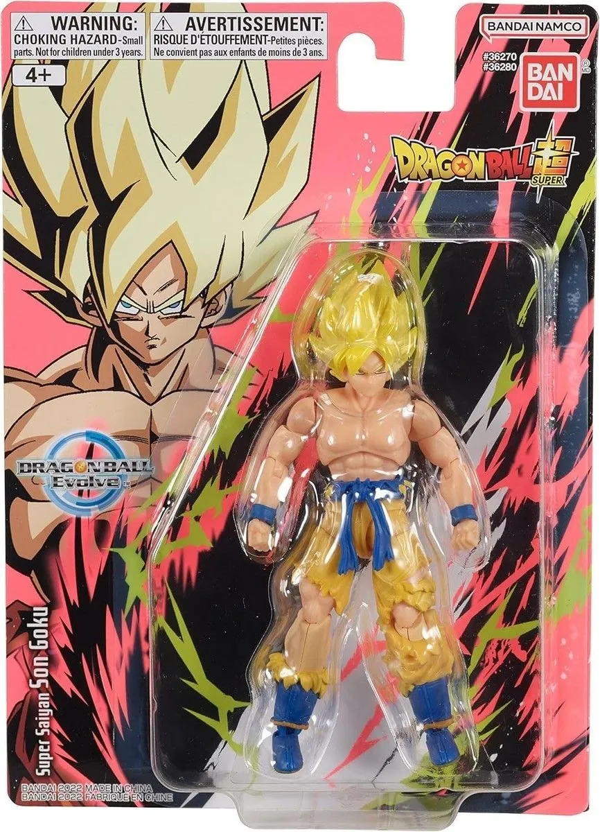 BANDAI FIGURINA DRAGON BALL EVOLVE SUPER SAIYAN SON GOKU 12CM