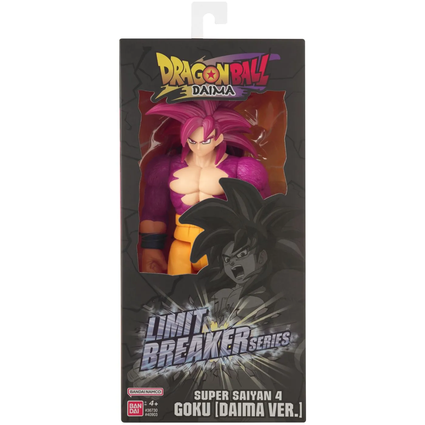BANDAI FIGURINA DRAGON BALL LIMIT BREAKER SUPER SAIYAN 4 GOKU DAIMA 30CM