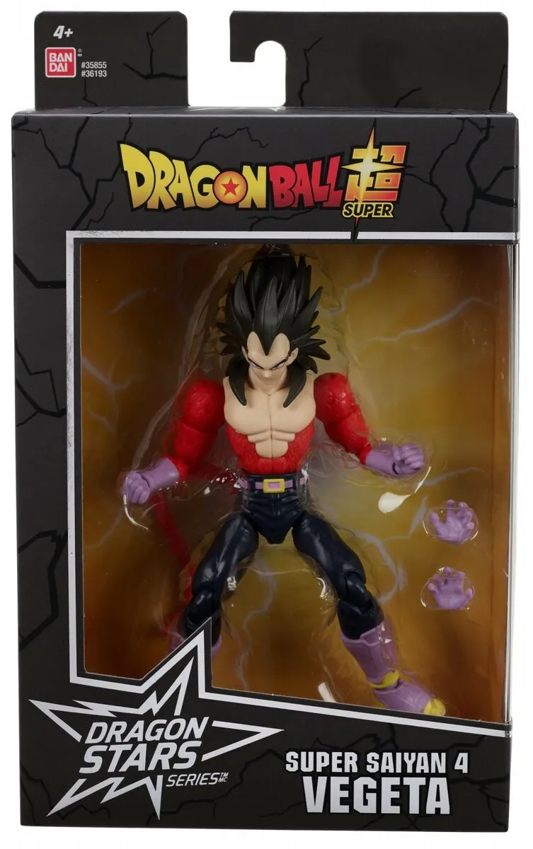 BANDAI FIGURINA DRAGON BALL DRAGON STARS SUPER SAIYAN 4 VEGETA 17CM
