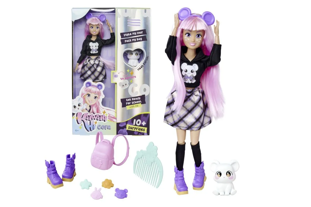 KAWAII HI SET PAPUSA CORA CU ACCESORII