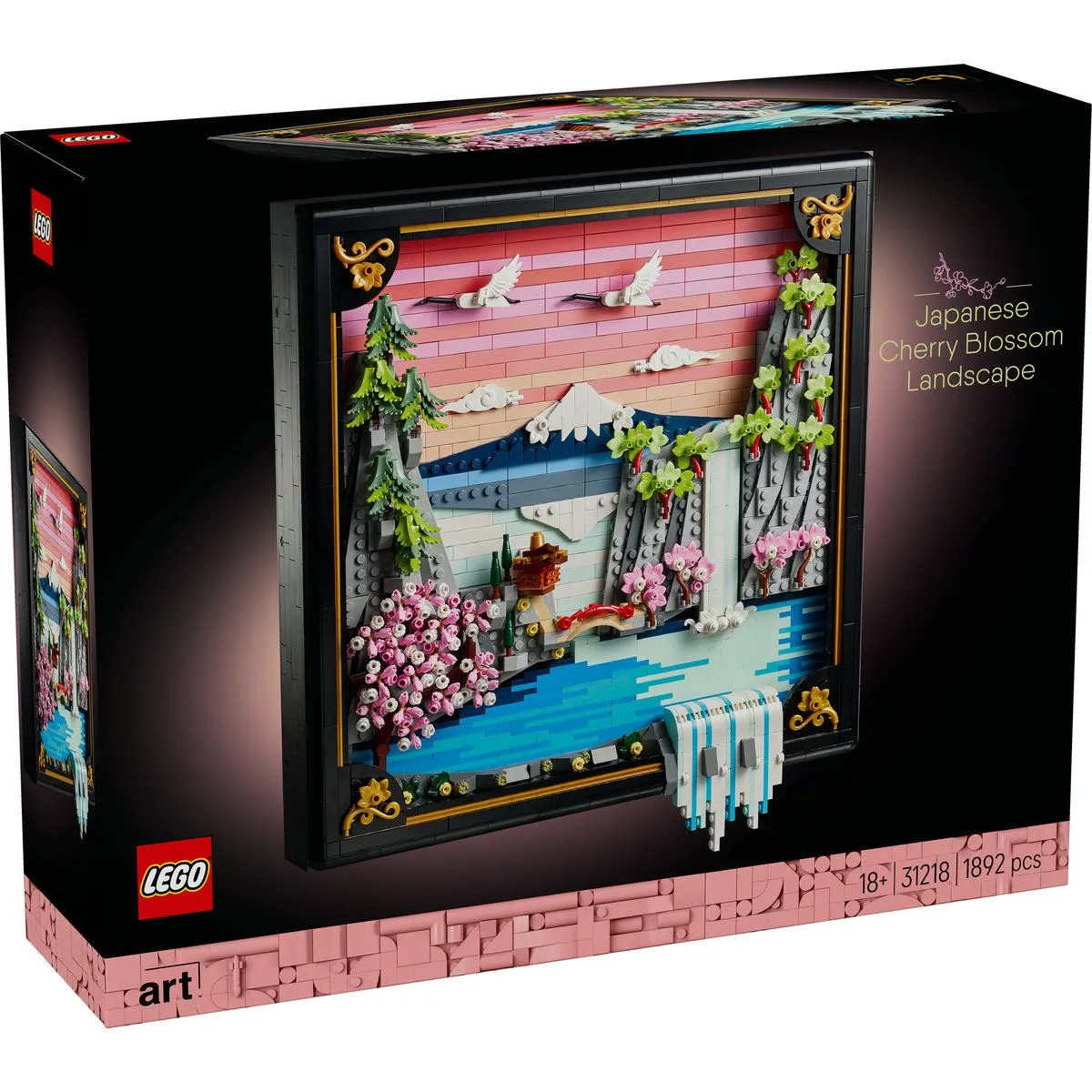LEGO ART PEISAJ CU FLORI DE CIRE JAPONEZ 31218