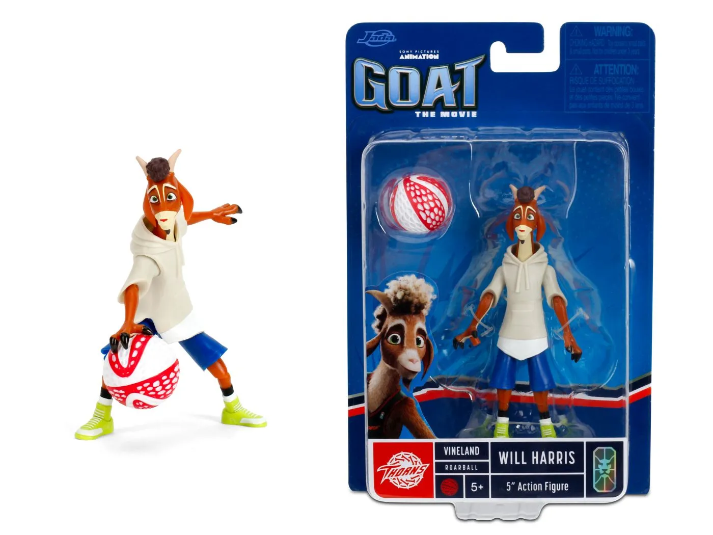 JADA GOAT THE MOVIE SET FIGURINA WILL HARRIS TINUTA CASUAL CU ACCESORII 15CM