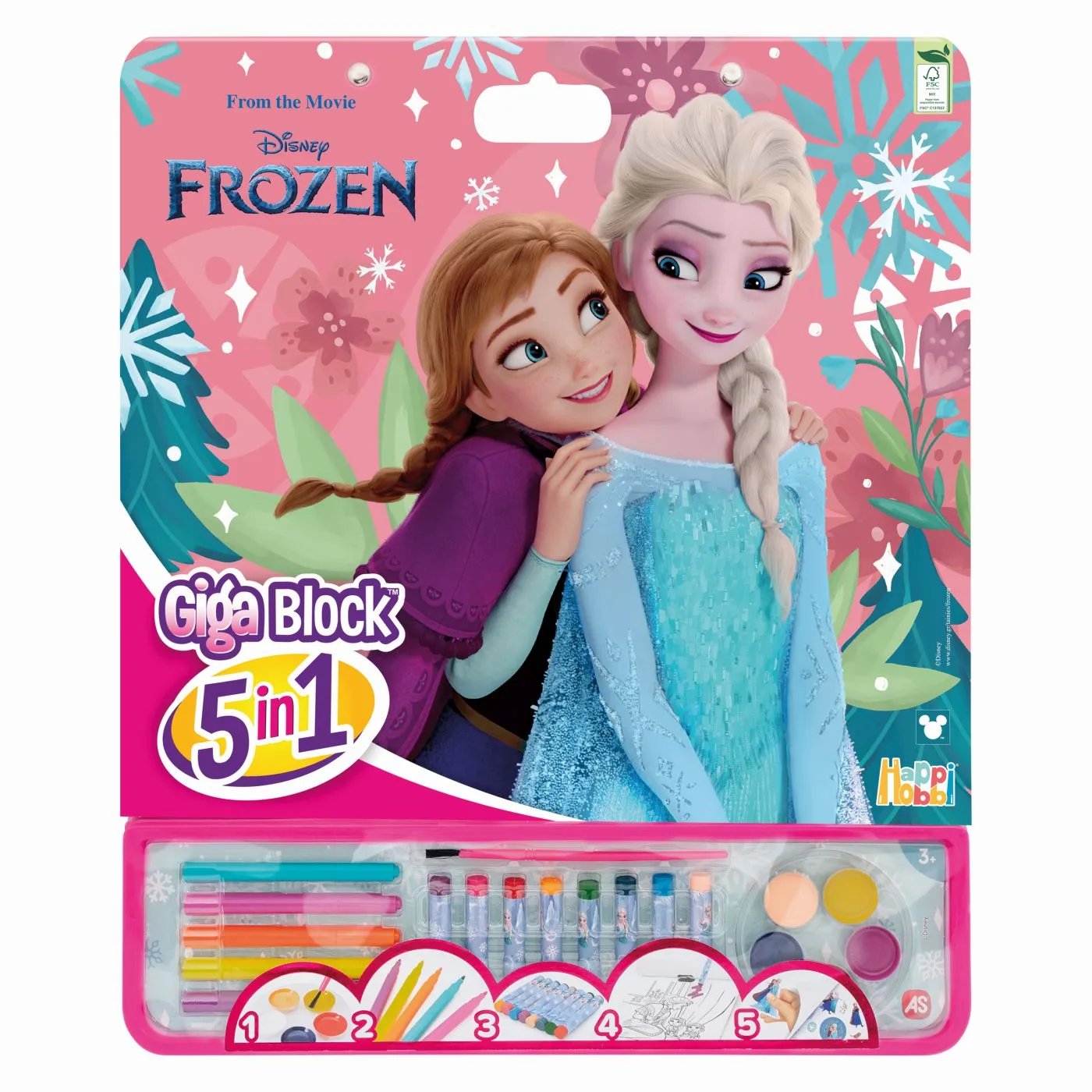 HAPPI HOBBI SET PENTRU PICTURA 5IN1 GIGABLOCK FROZEN AVENTURA INGHETATA