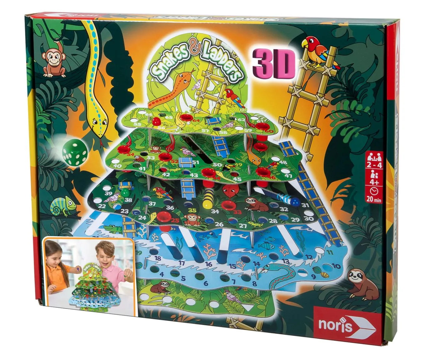 NORIS JOC SERPI SI SCARI IN JUNGLA 3D - EAN, Brand | eToys.ro