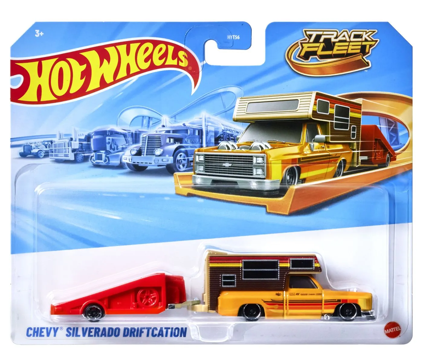 HOT WHEELS TRACK FLEET MASINA FLOTA CHEVY SILVERADO DRIFTCATION SCARA 1 LA 64