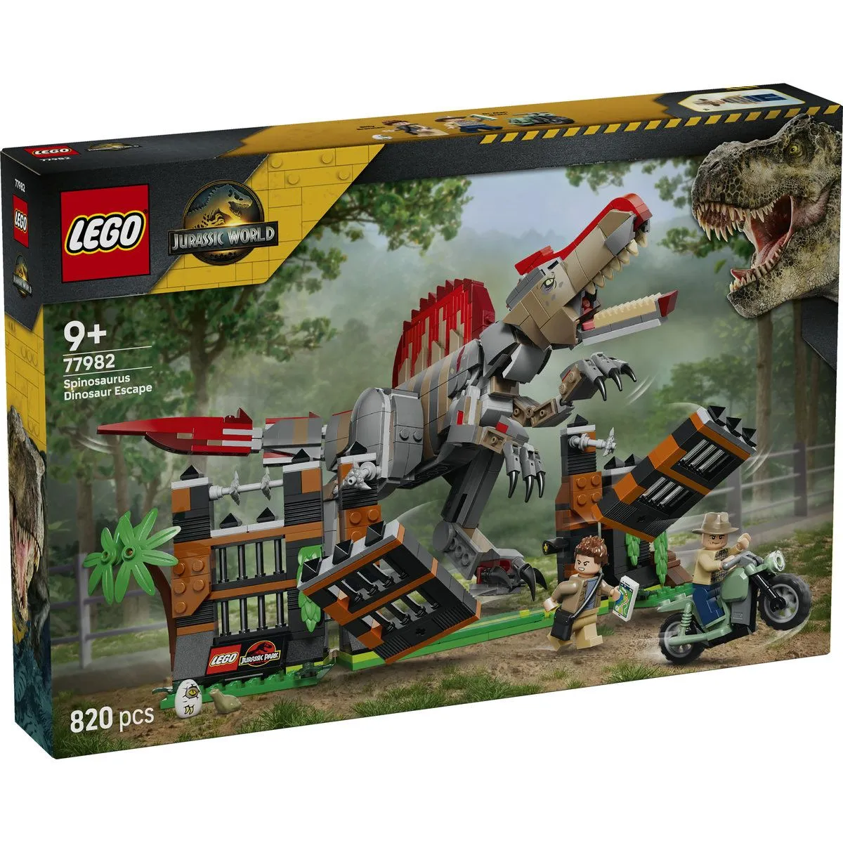 LEGO JURASSIC WORLD SPINOSAURUS DEZLANTUIT 77982