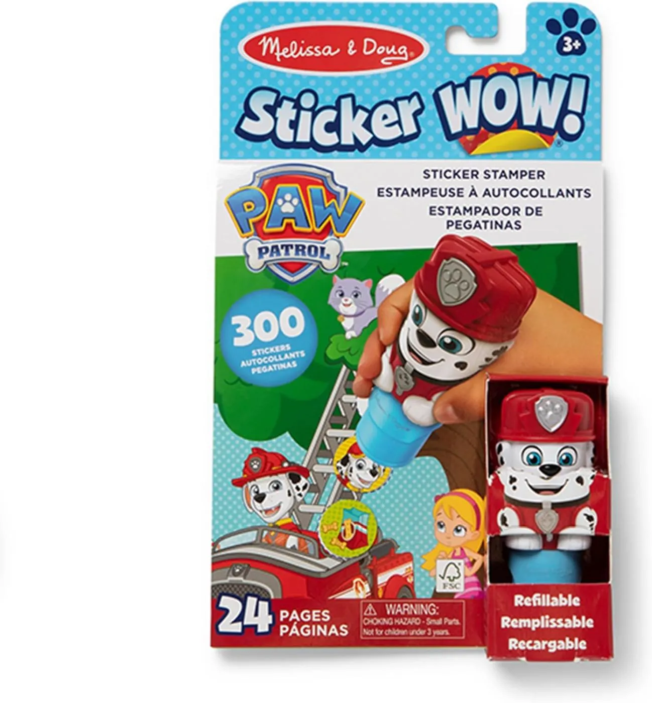 MELISSA AND DOUG STICKER WOW PATRULA CATELUSILOR SET DE JOACA AUTOCOLANTE SI STAMPILA MARSHALL