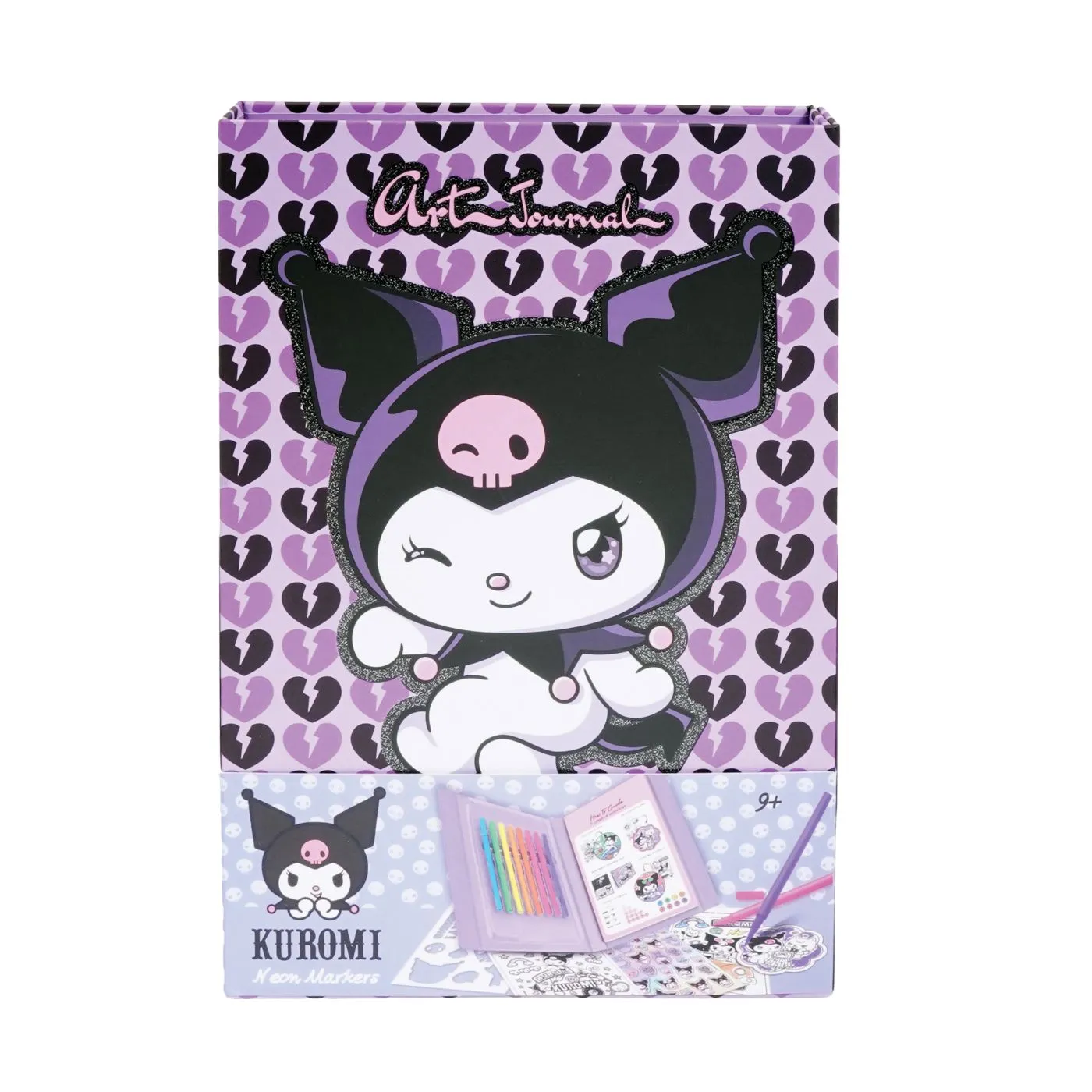 HAPPI HOBBI KUROMI JURNAL ARTISTIC CU MARKERE NEON
