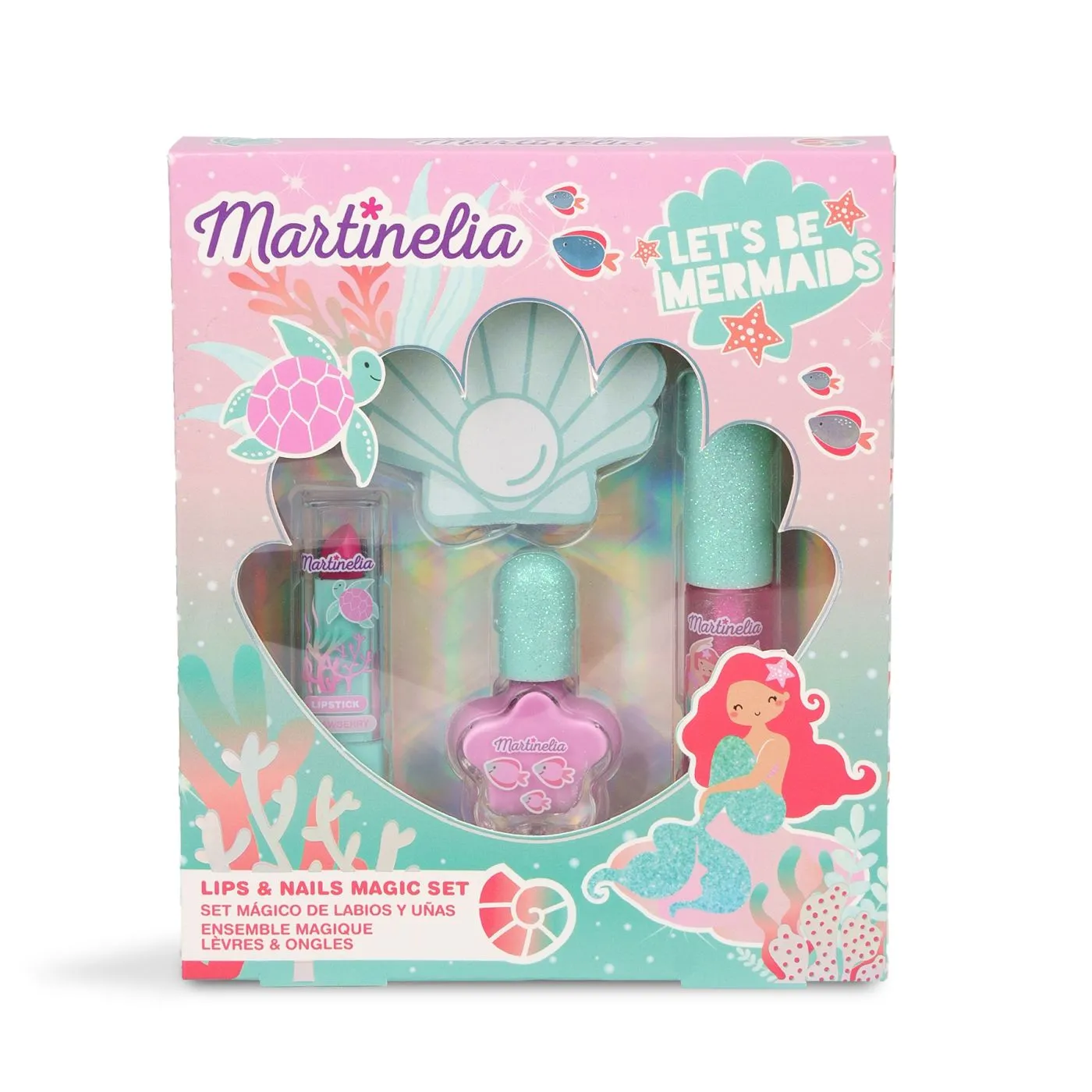 MARTINELIA LET’S BE MERMAIDS SET PENTRU UNGHII SI BUZE