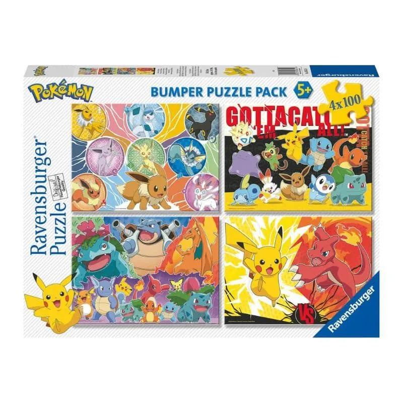 PUZZLE POKEMON 4X100