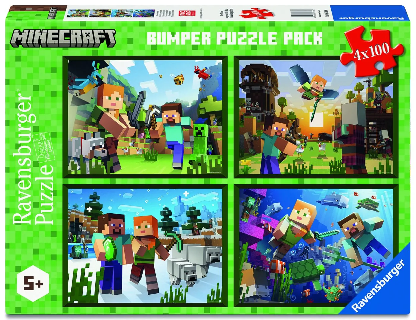 PUZZLE MINECRAFT 4IN1