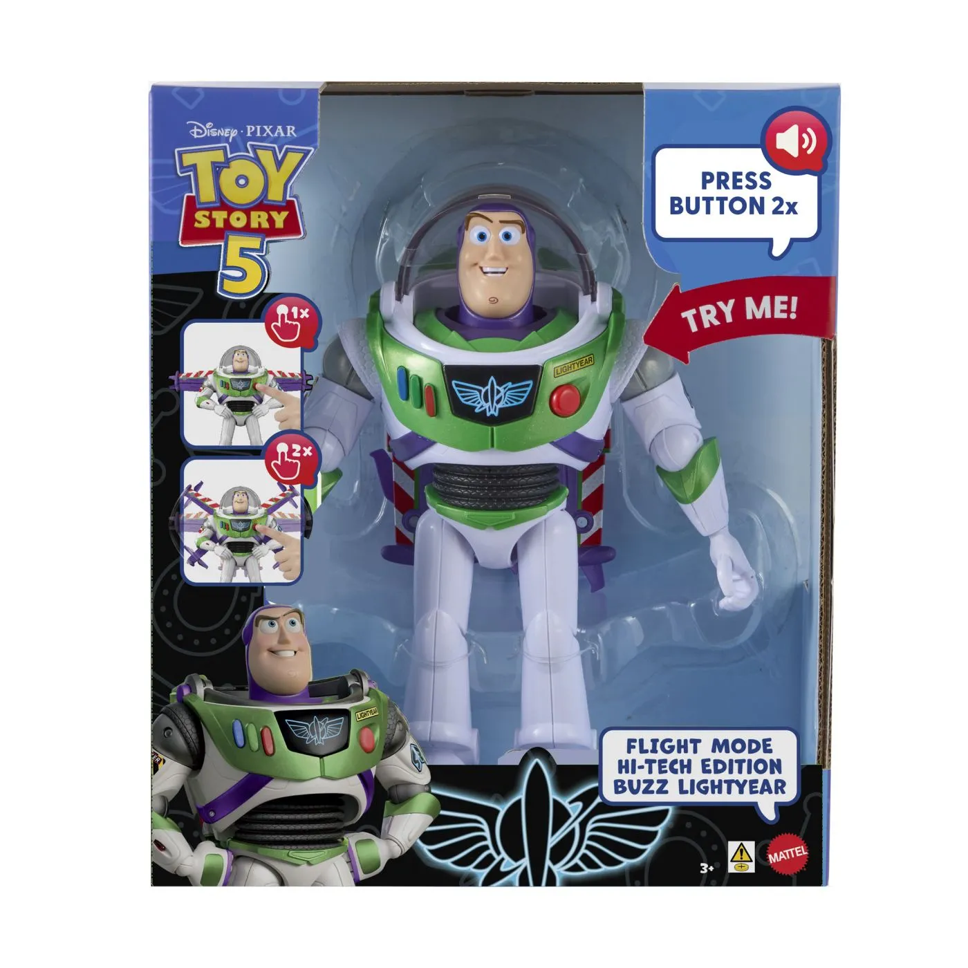 TOY STORY 5 FIGURINA BUZZ LIGHTYEAR ARTICULATA CU SUNETE 30CM