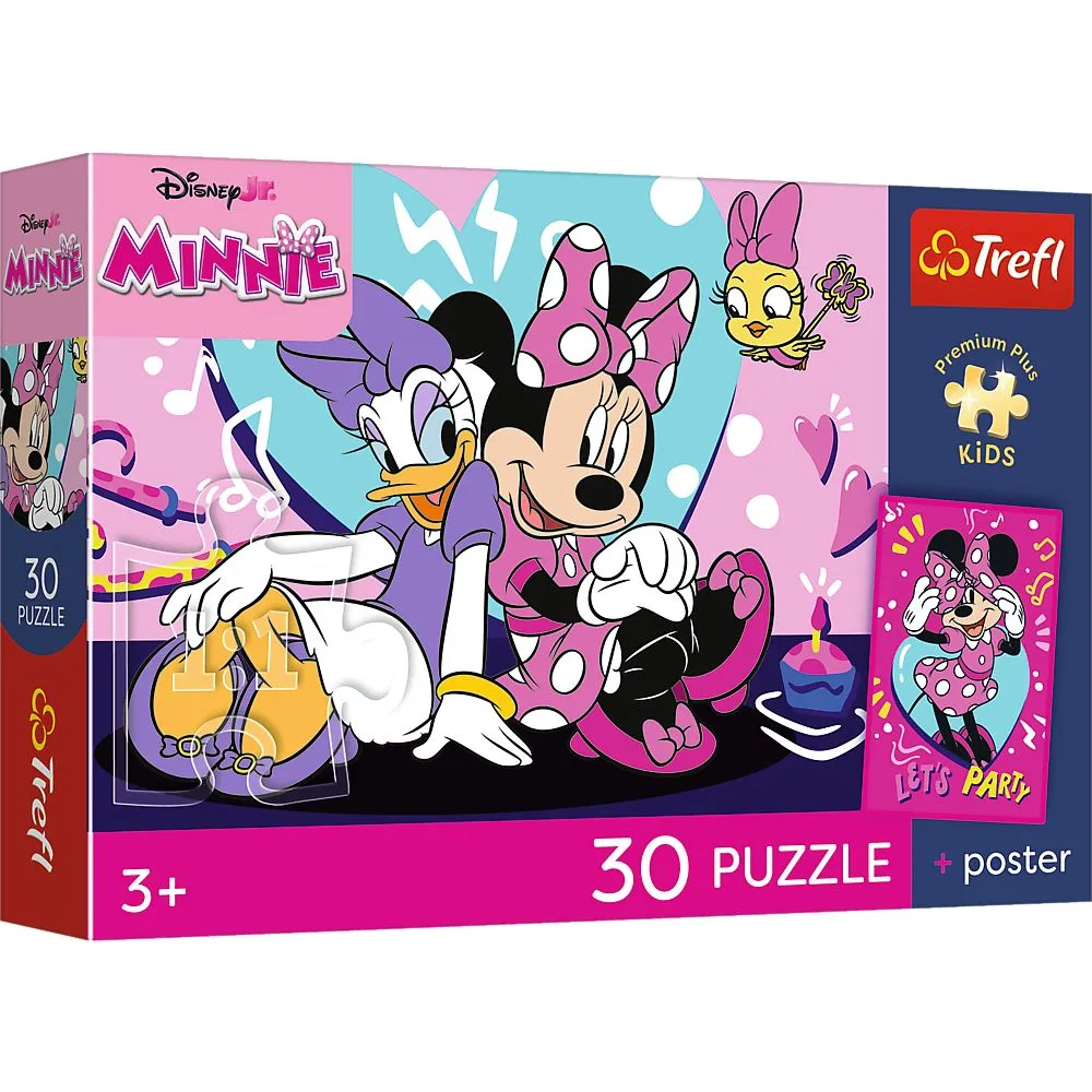 PUZZLE TREFL 30 PREMIUM PLUS KIDS MINNIE VESELA PLUS POSTER