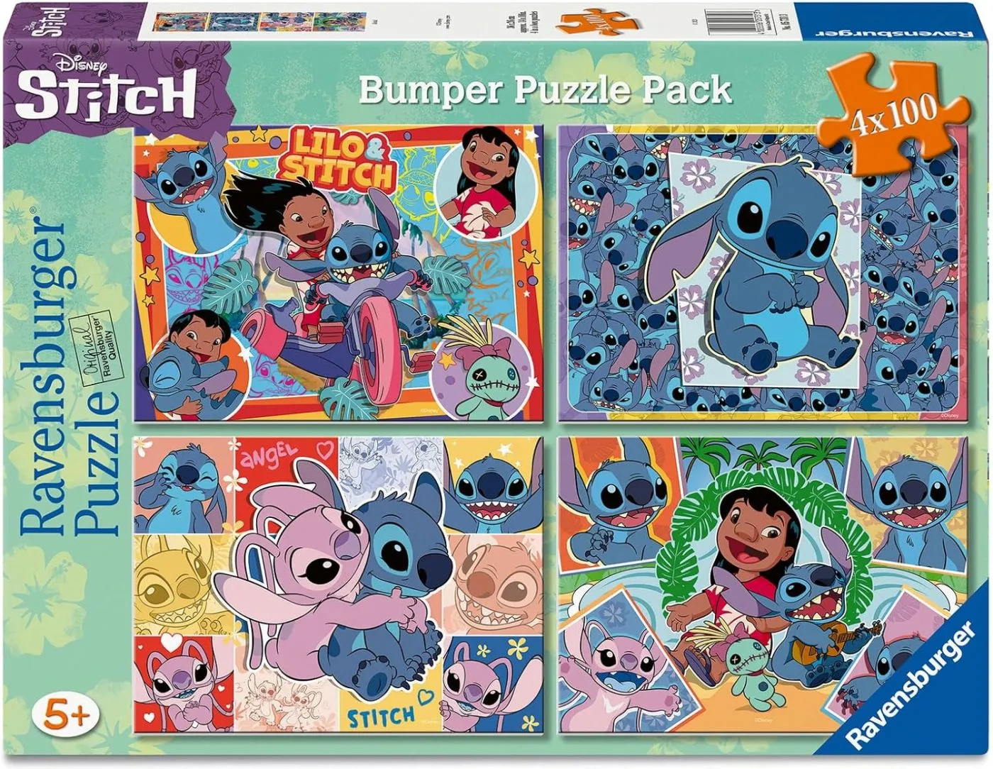 PUZZLE DISNEY STITCH 4X100