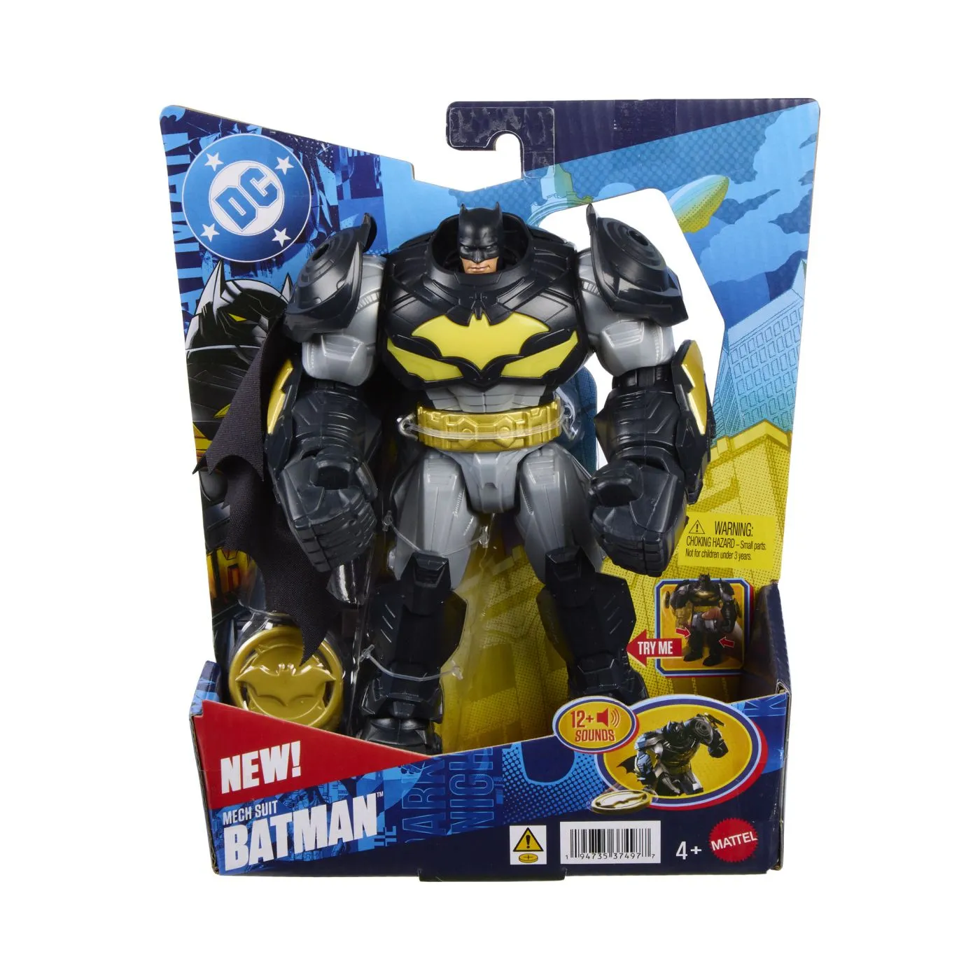 DC SET FIGURINA BATMAN CU SUNETE LUMINI SI ACCESORII 15CM
