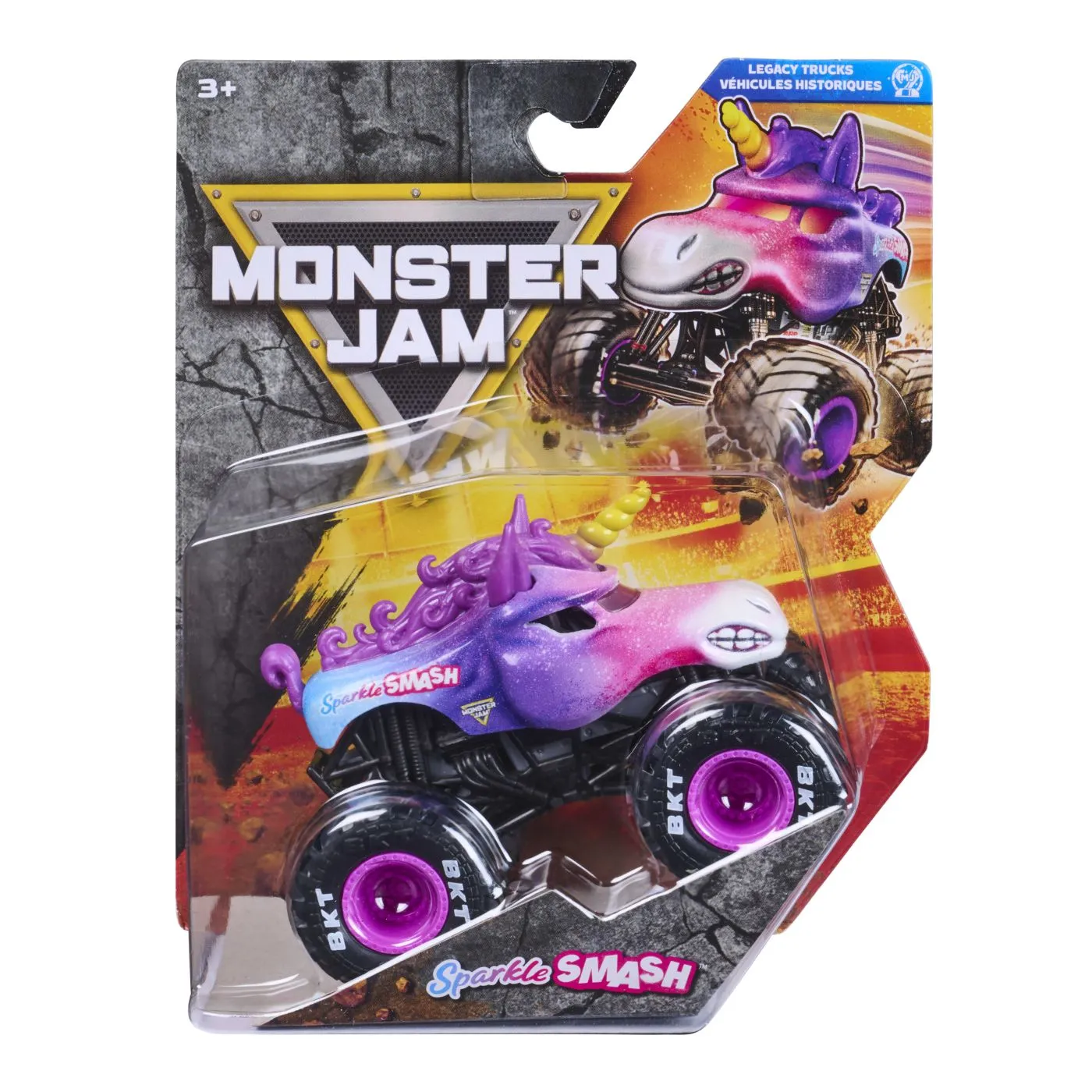 MONSTER JAM LEGACY TRUCKS MASINUTA METALICA SPARKLE SMASH SCARA 1 LA 64 - EAN, Brand | eToys.ro