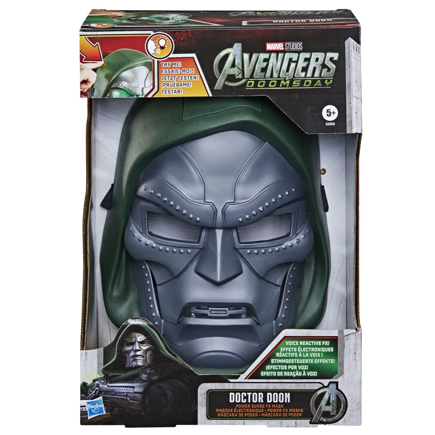 MARVEL AVENGERS DOOMSDAY MASCA POWER SURGE FX DOCTOR DOOM ELECTRONICA