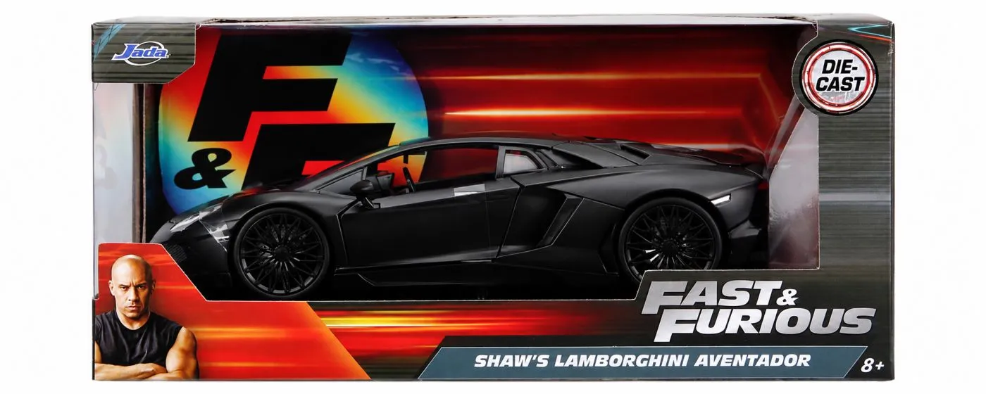 JADA FAST AND FURIOUS MASINUTA METALICA LAMBORGHINI AVENTADOR SCARA 1 LA 24