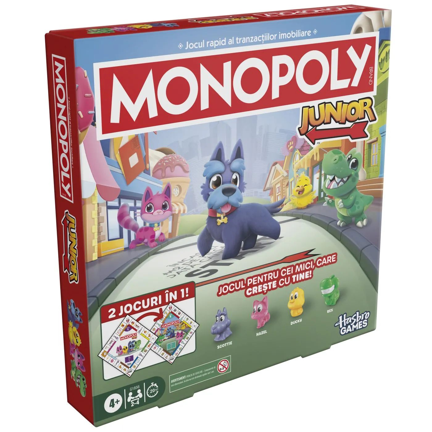 JOC MONOPOLY JUNIOR 2IN1 IN LIMBA ROMANA
